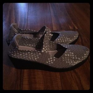 Athietech Elastic wedge 3 inch  Size 11 silver